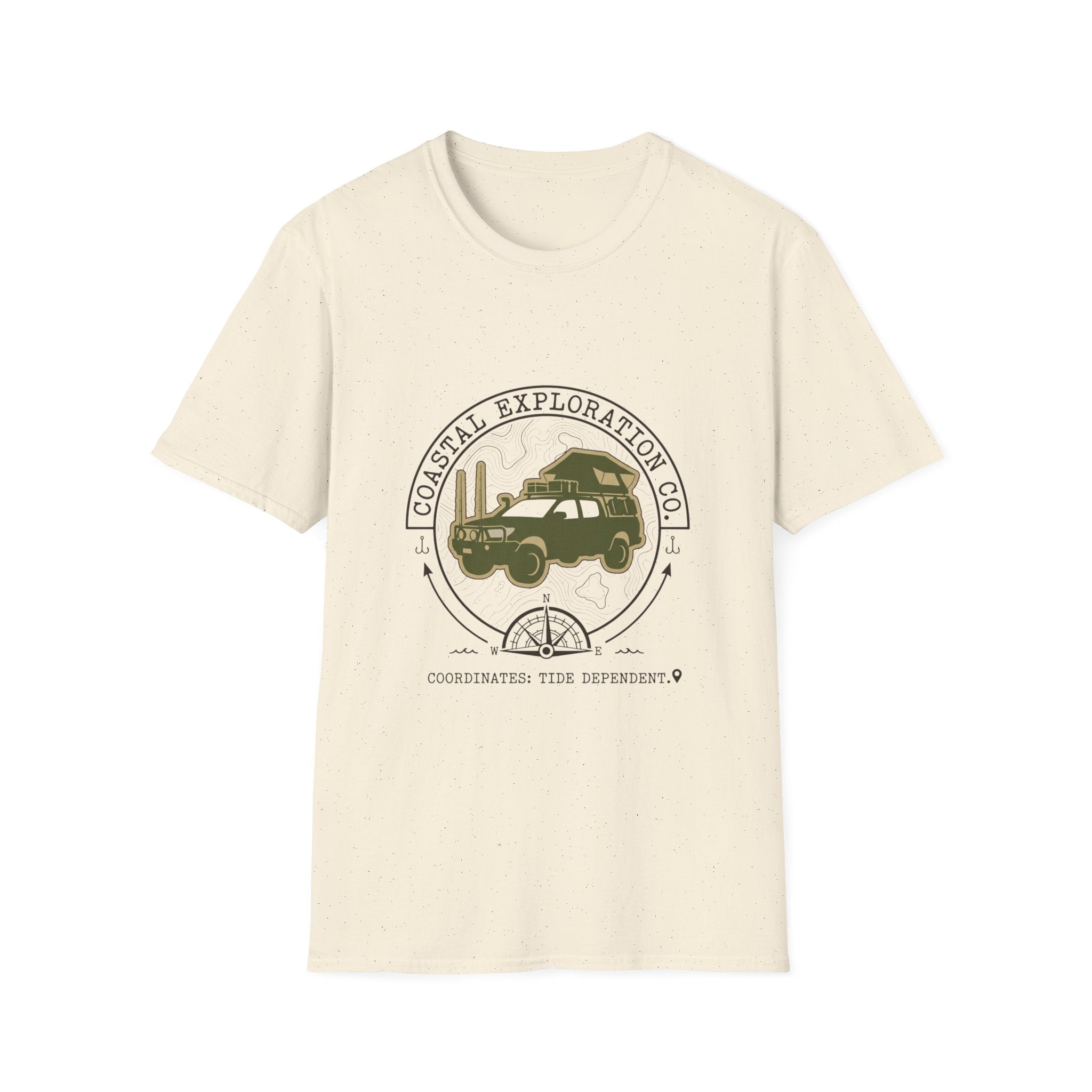 Coastal Exploration Jeep T-Shirt – Adventure Off-Road Graphic Tee