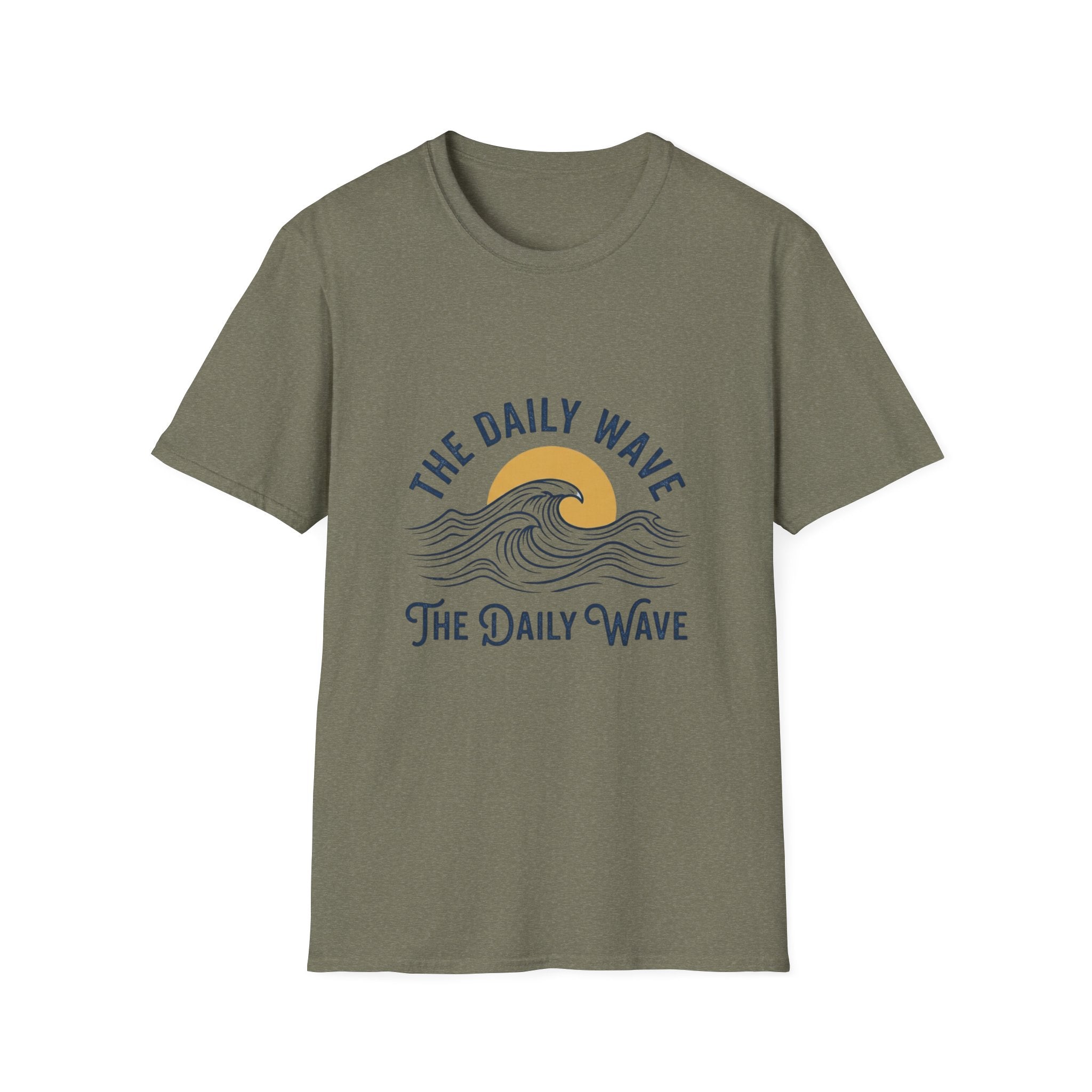 Daily Wave T-Shirt — Retro Sunset Surf Tee