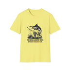 The Sea Always Wins Marlin T-Shirt - Offshore Fishing Graphic Tee