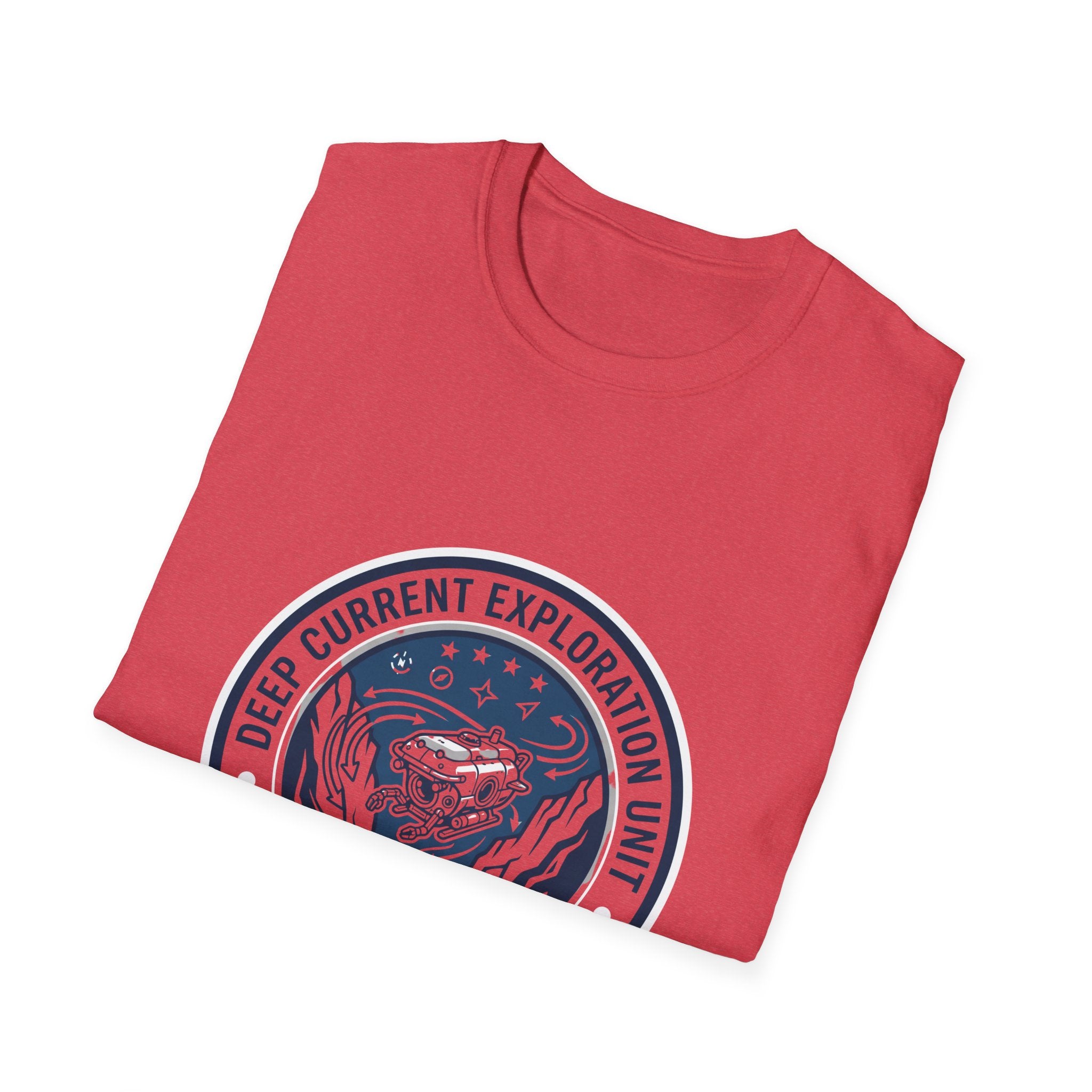 T-Shirt — Deep Current Exploration Unit 'Abyssal Zone' Ocean Patch Tee