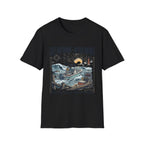 Outer Banks Life Offshore T-Shirt — Coastal Fishing Boat & Lighthouse Tee