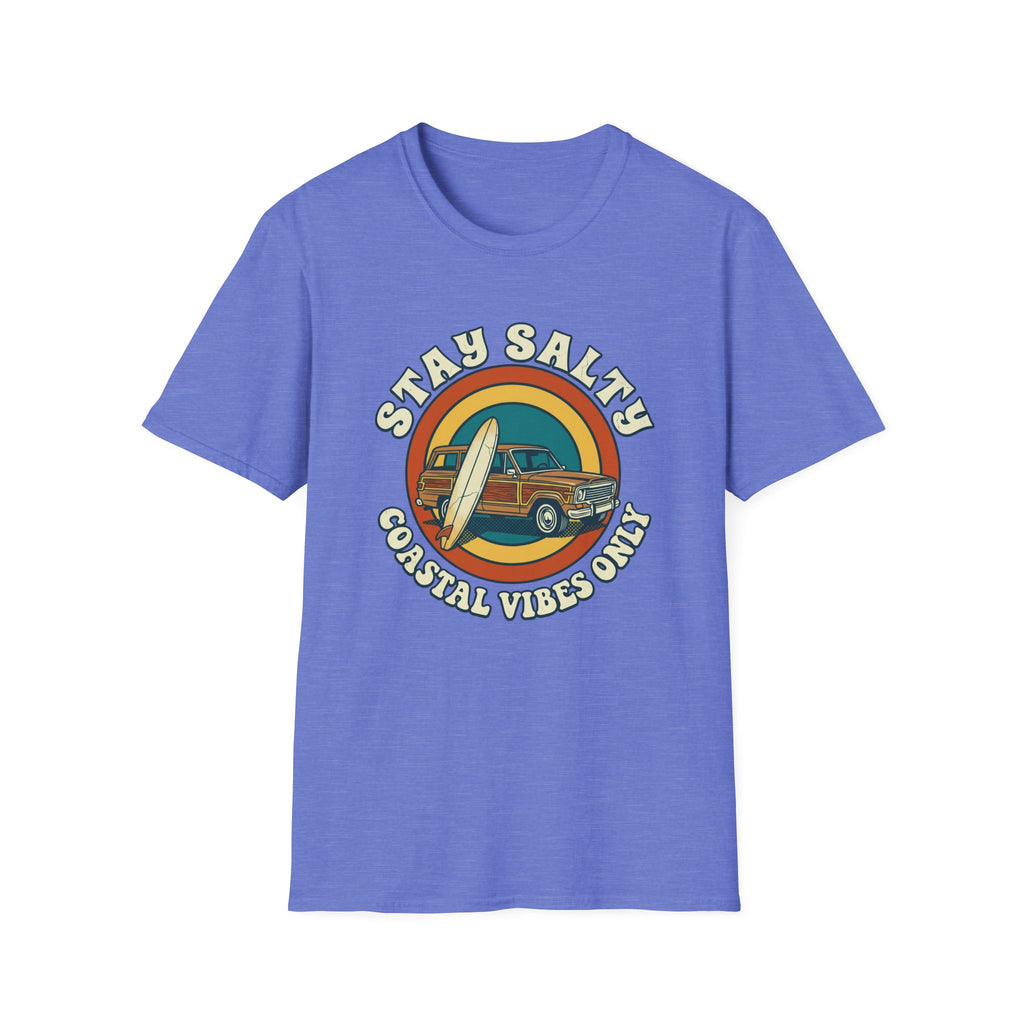 Stay Salty Surf Truck T-Shirt — Coastal Vibes Only Vintage Tee