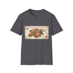 Vintage Floral Label T-Shirt — 'Special Bouquet' Retro Botanical Graphic