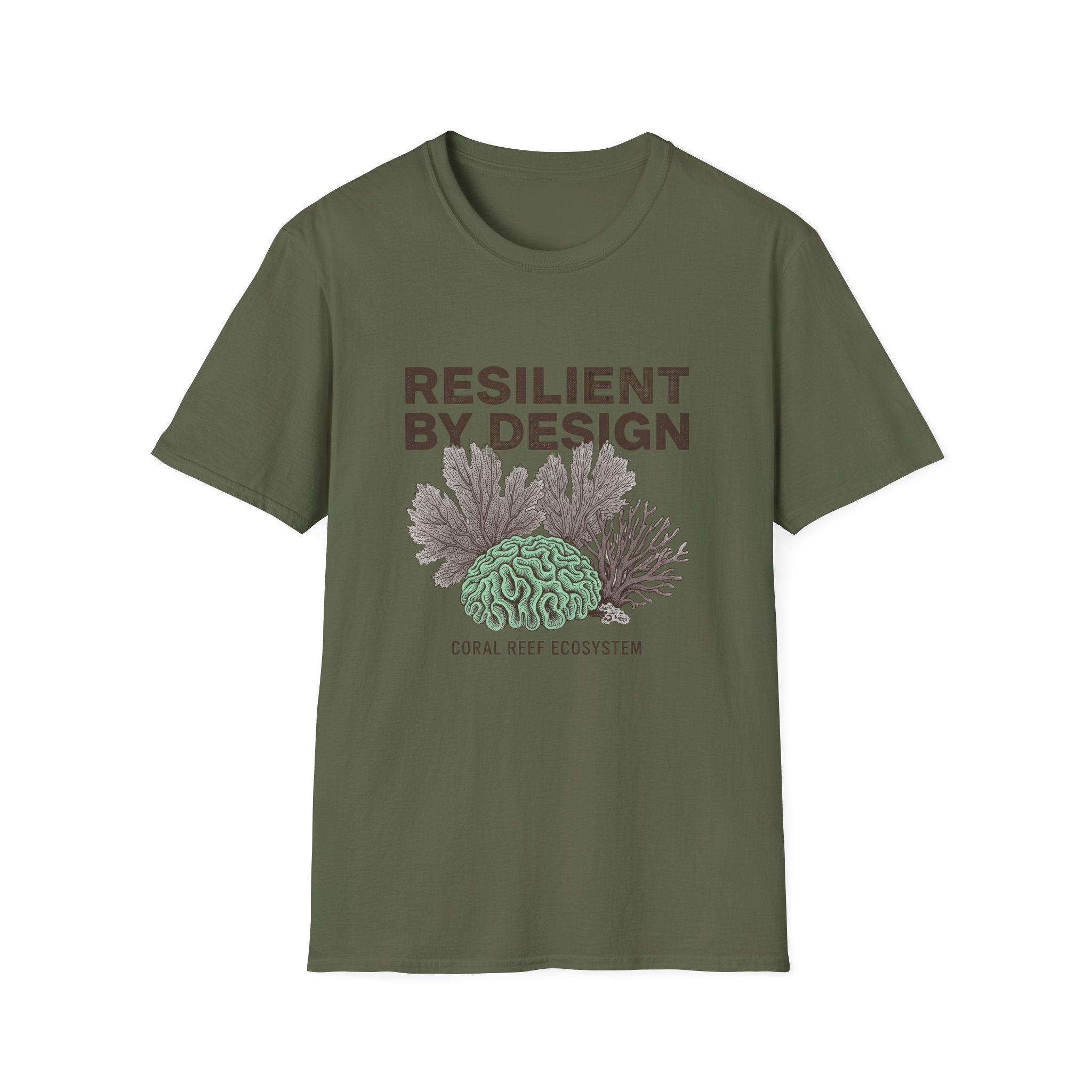 Resilient By Design Coral Reef T-Shirt — Ocean Conservation Tee