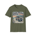 Outer Banks T-Shirt — "Drive the Sand • Live the Tide" Vintage Beach Tee