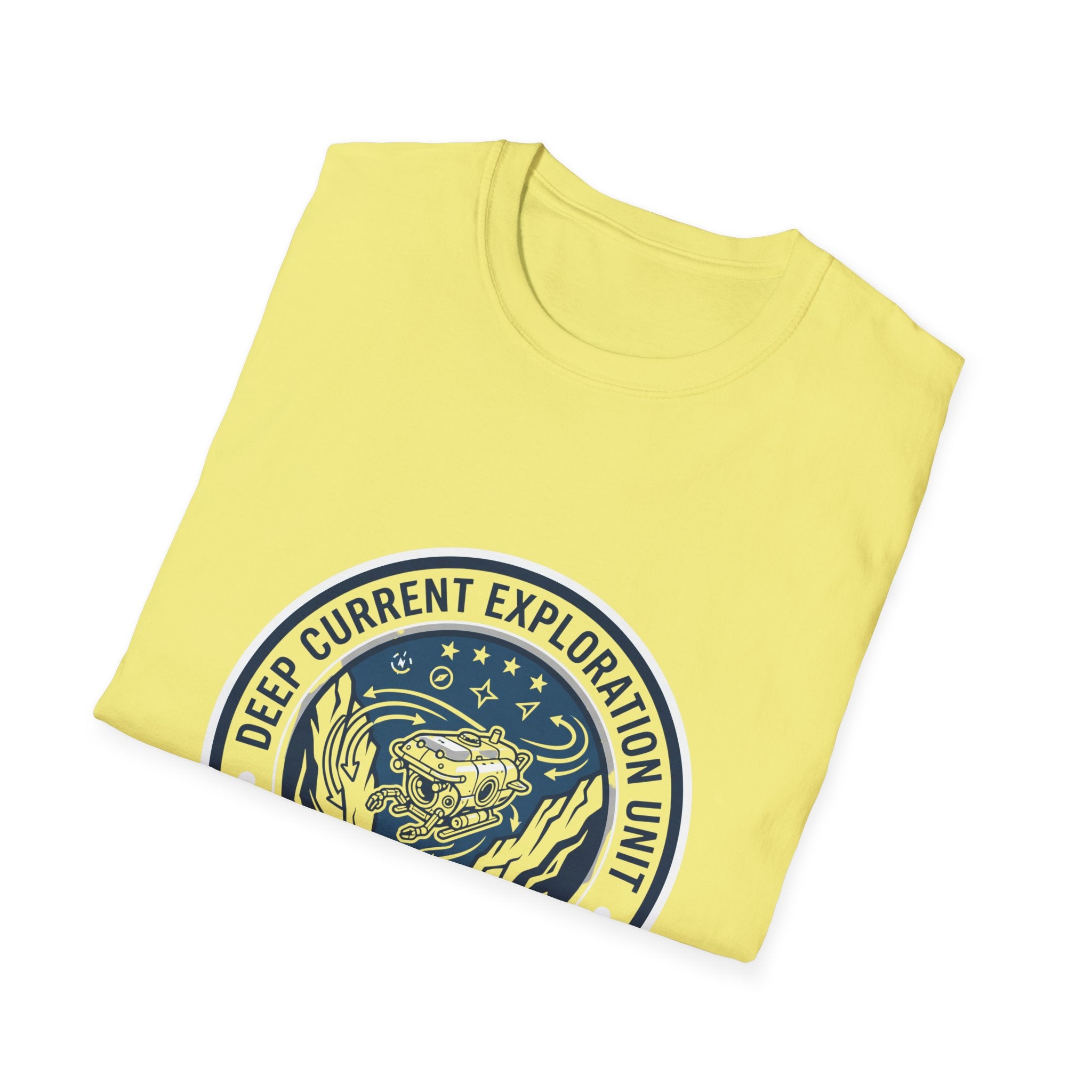 T-Shirt — Deep Current Exploration Unit 'Abyssal Zone' Ocean Patch Tee