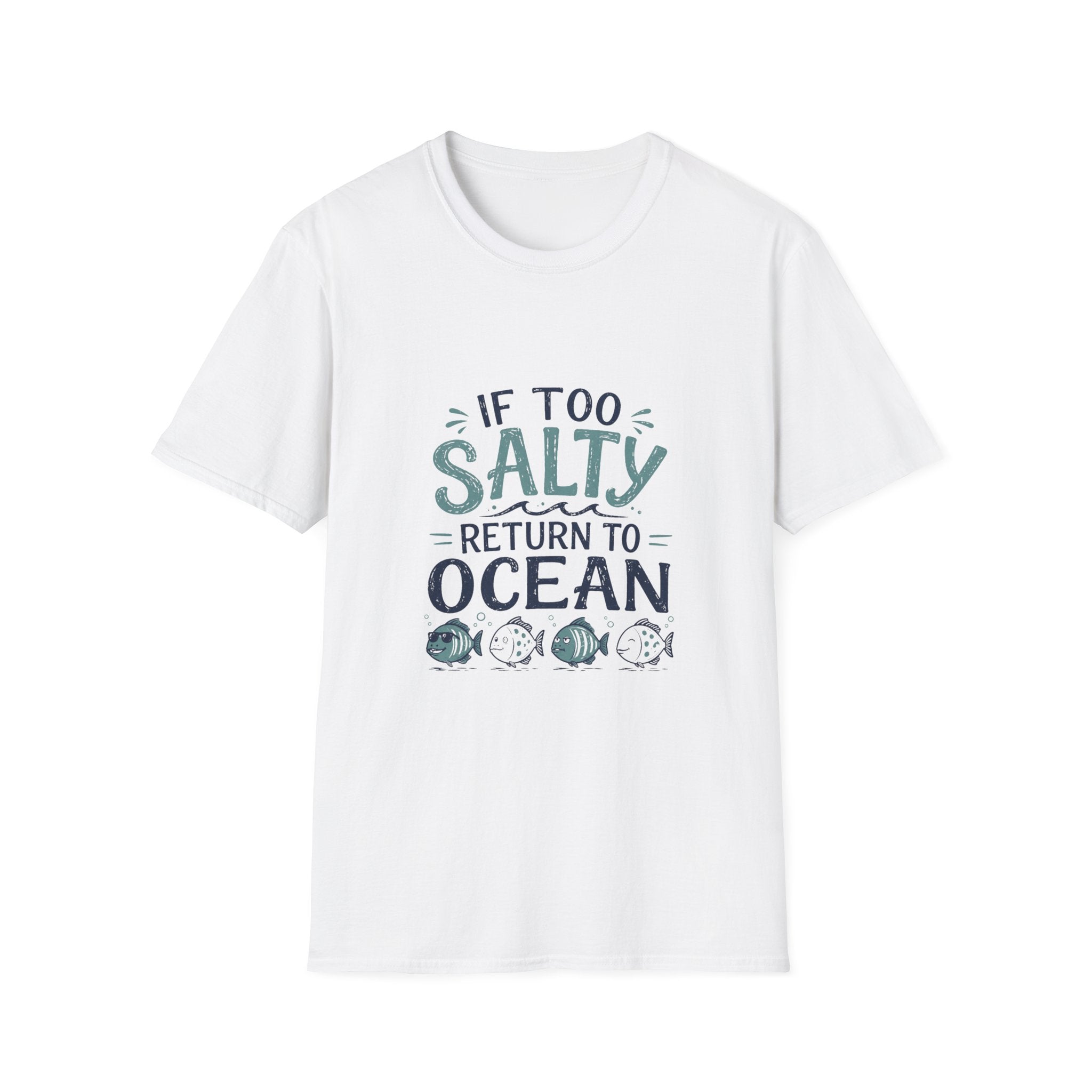 If Too Salty Return to Ocean T-Shirt — Beachy Funny Nautical Tee