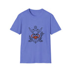 Pirate Skull Anchor T-Shirt — “The Briney Deep” Nautical Crew Tee