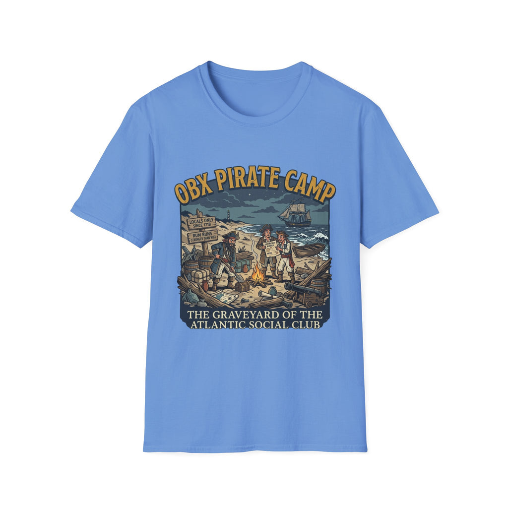 OBX Pirate Camp T-Shirt — Coastal Pirate Adventure Tee