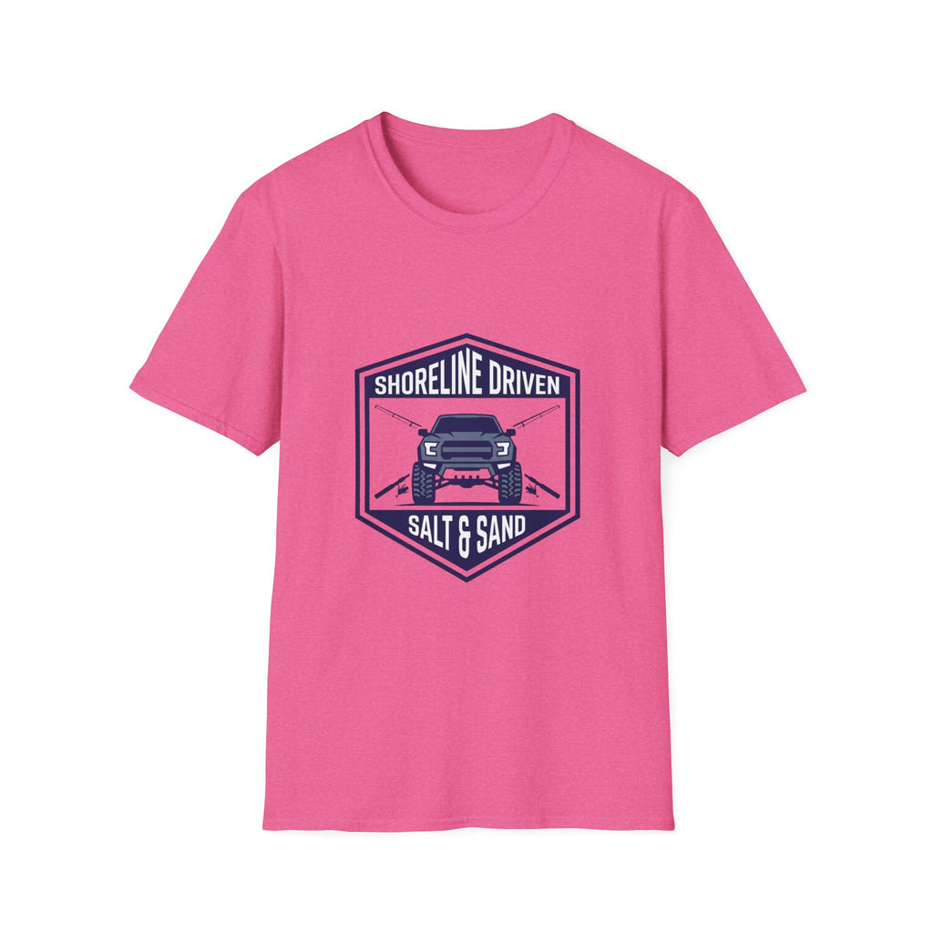 Shoreline Driven Salt & Sand T-Shirt — Coastal 4x4 Beach Adventure Tee