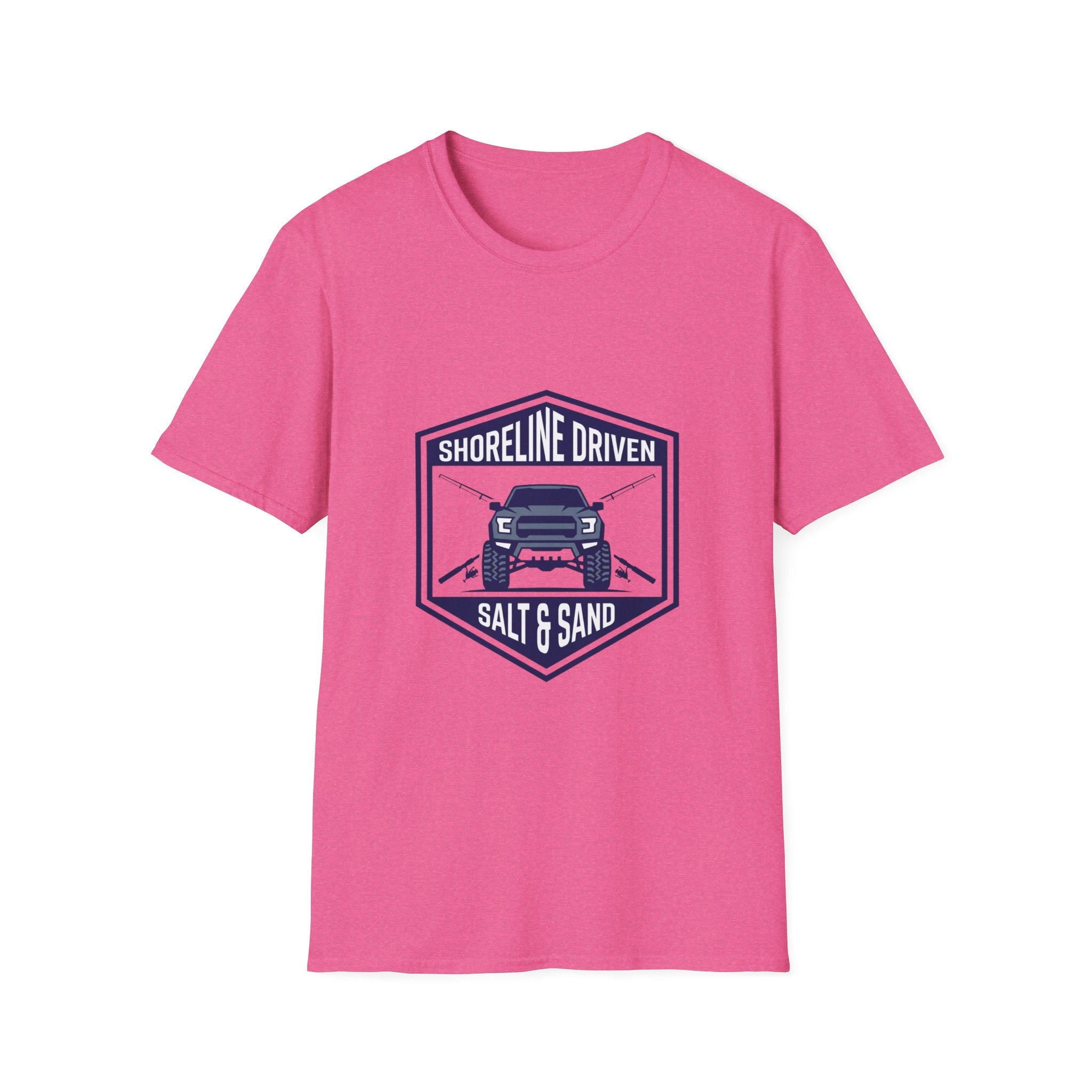 Shoreline Driven Salt & Sand T-Shirt — Coastal 4x4 Beach Adventure Tee
