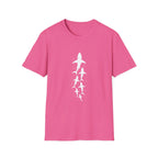 Shark Family Graphic T-Shirt — Vertical White Sharks Design