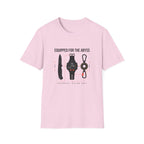 Equipped for the Abyss Scuba Gear T-Shirt — Technical Diving Tools Tee