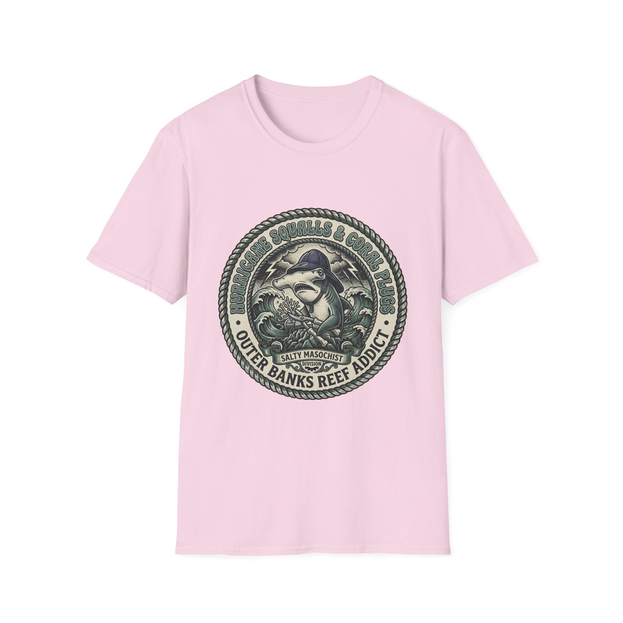 Outer Banks Reef Addict T-Shirt — Vintage Surf & Ocean Conservation Tee