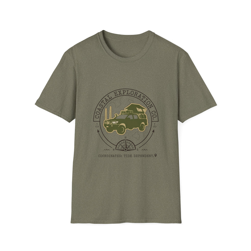 Coastal Exploration Jeep T-Shirt – Adventure Off-Road Graphic Tee