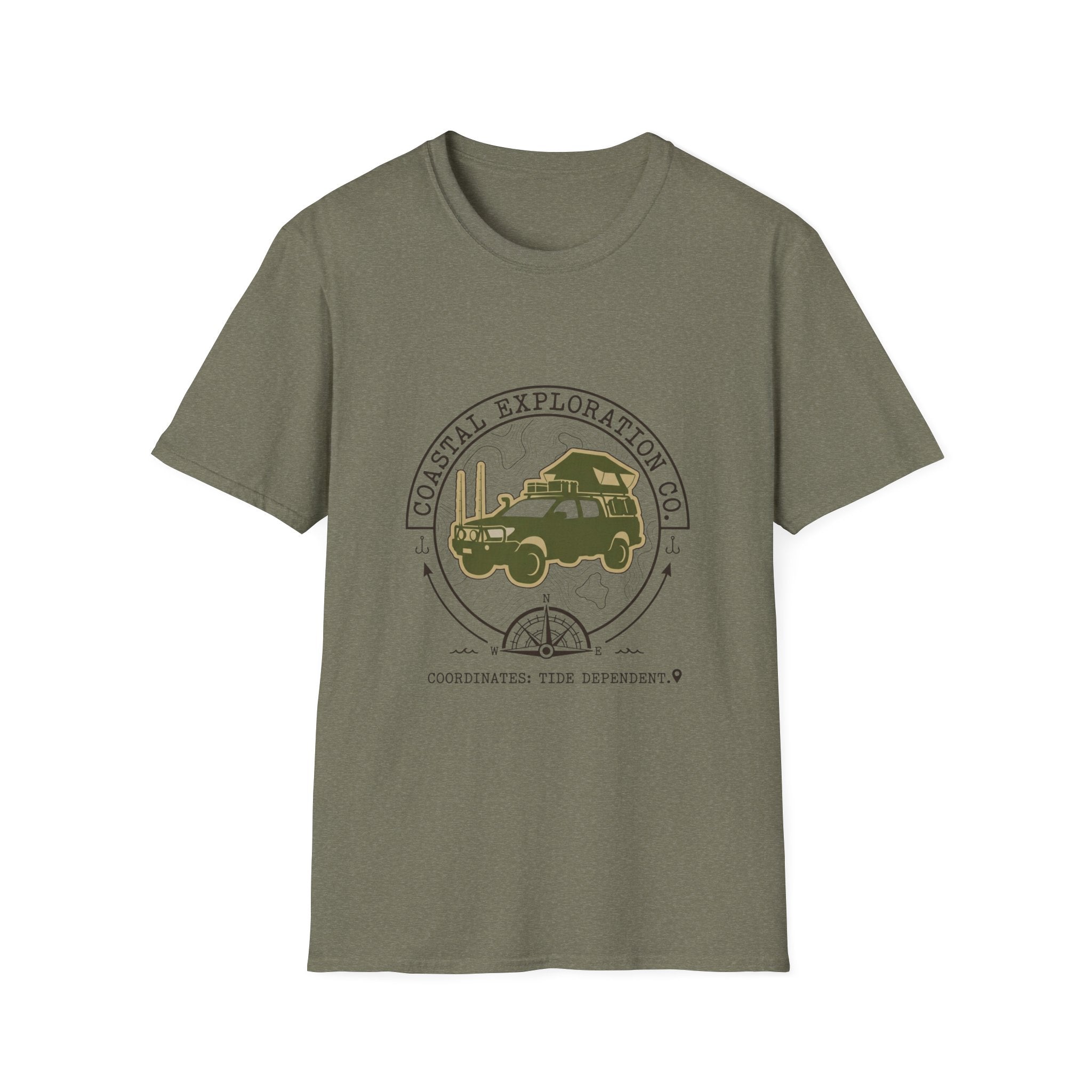 Coastal Exploration Jeep T-Shirt – Adventure Off-Road Graphic Tee