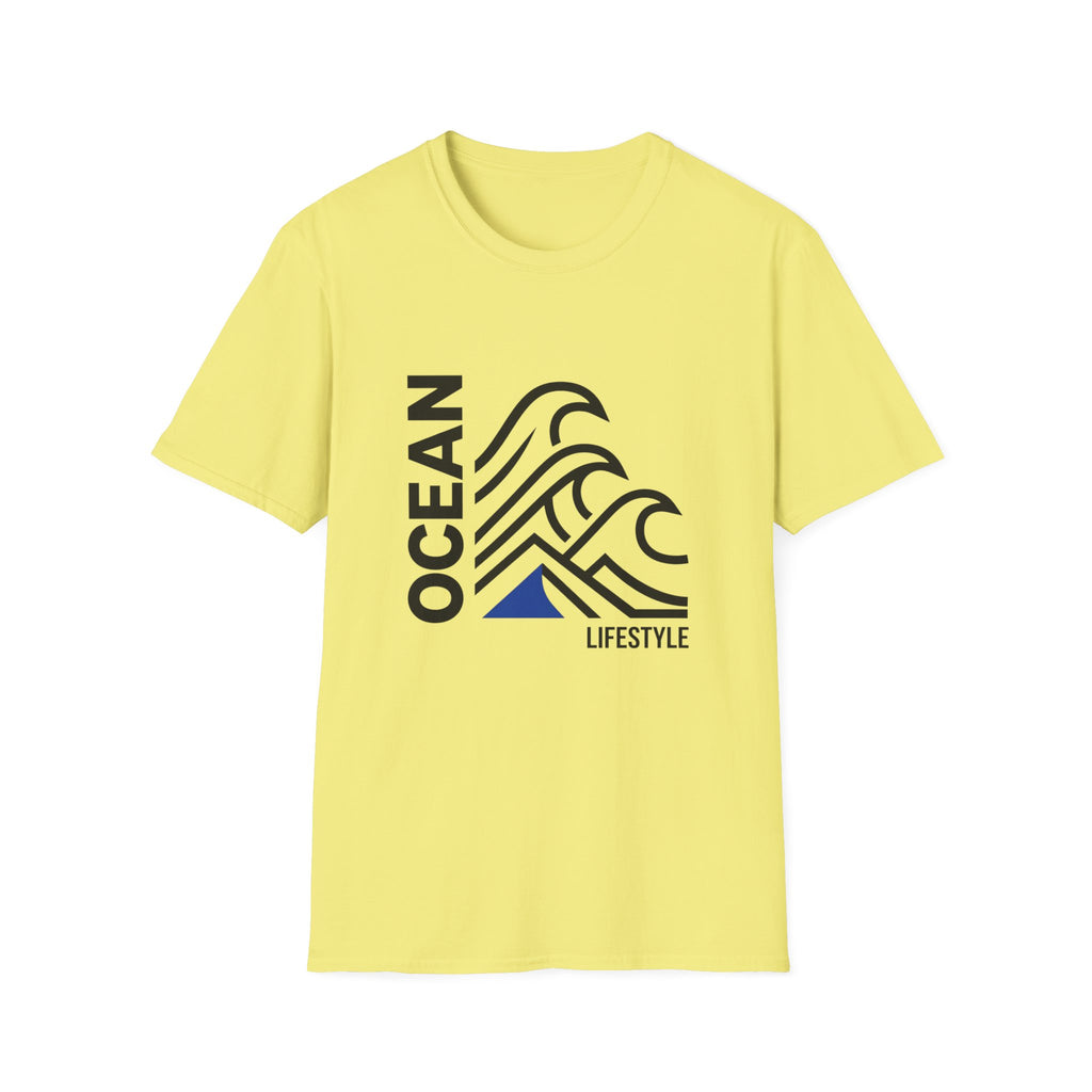 Ocean Lifestyle T-Shirt — Coastal Waves Graphic Tee