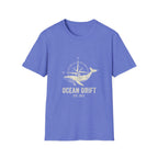 Ocean Drift Whale Compass T-Shirt — Nautical Adventure Graphic Tee