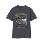 Outer Banks Pirate Company T-Shirt — "1718 & Still Avoiding Taxes" Vintage Nautical Tee