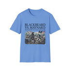 Blackbeard vs. Maynard T‑Shirt — "The Devil Met the Crown at Ocracoke" Historical Pirate Battle Tee