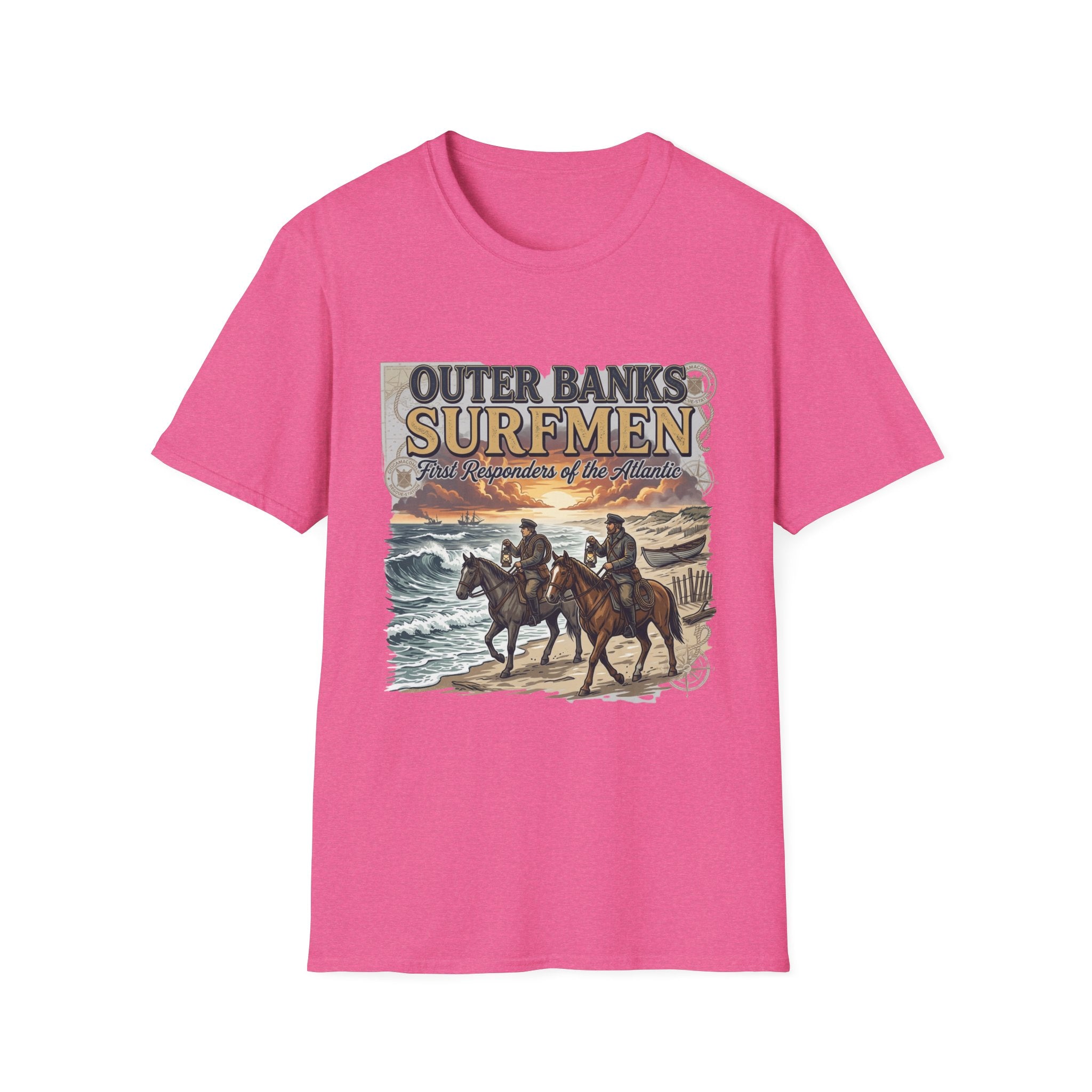 Outer Banks Surfmen T-Shirt — First Responders of the Atlantic Vintage Beach Tee