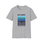 Deep Current Graphic T-Shirt — 'Pressure Builds Character' Ocean Diver Tee