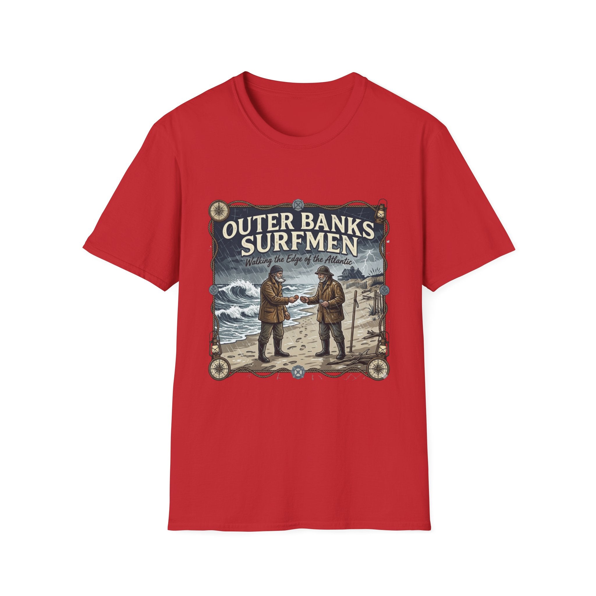Outer Banks Surfmen T-Shirt — Vintage Coast Rescue Design