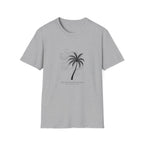 Palm Tree Graphic T-Shirt — Minimal Coastal Vibe (The California Dream)