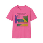 Periodic Table of Sharks T-Shirt — Graphic Shark Species Chart Tee