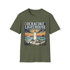 Ocracoke Lighthouse T-Shirt — Vintage Coastal Beacon Tee