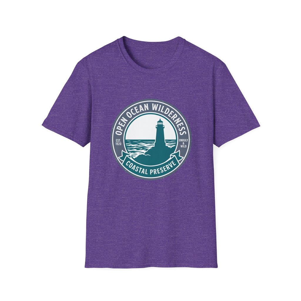 Coastal Preserve Lighthouse T-Shirt — Open Ocean Wilderness Graphic Tee