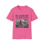 Blackbeard vs. Maynard T‑Shirt — "The Devil Met the Crown at Ocracoke" Historical Pirate Battle Tee