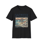 Saltwater & Carolina Skies T-Shirt — Outer Banks Vintage Beach Tee