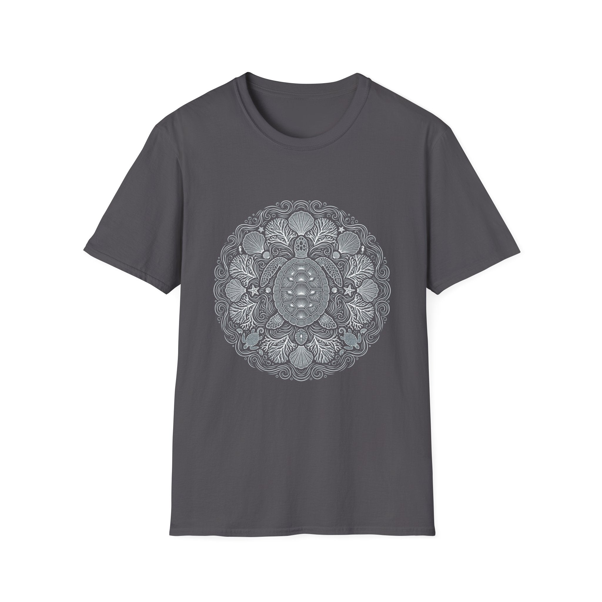 T-Shirt — Intricate Mandala Turtle Graphic Tee