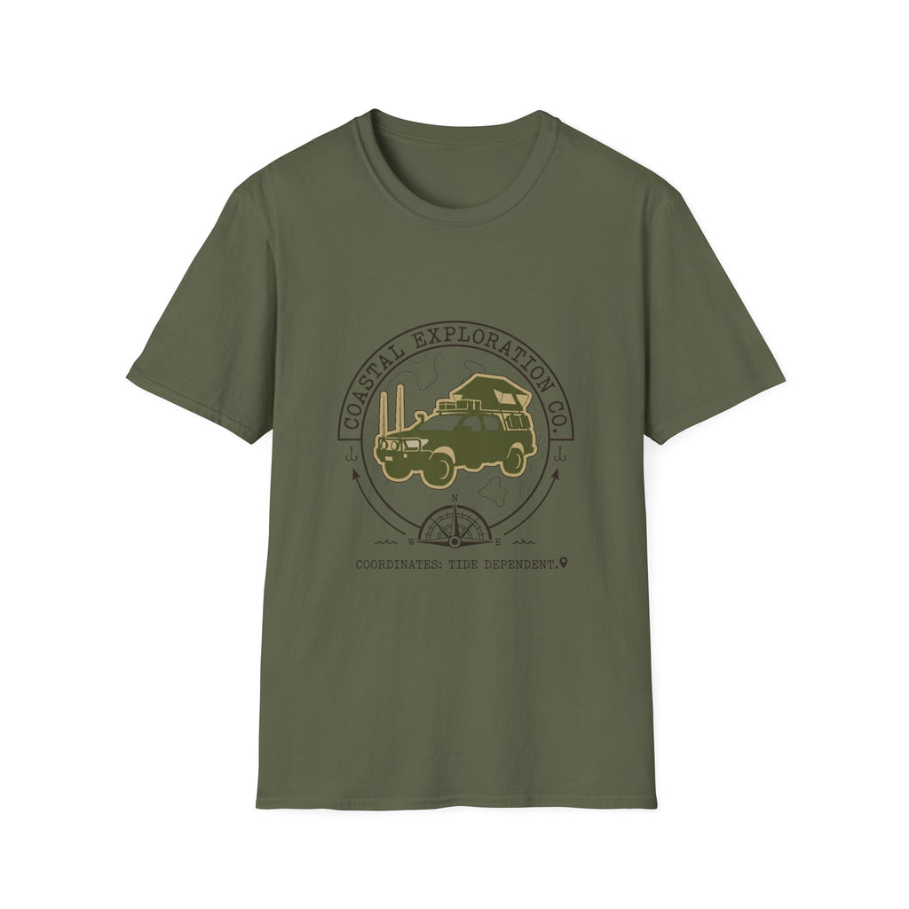 Coastal Exploration Jeep T-Shirt – Adventure Off-Road Graphic Tee