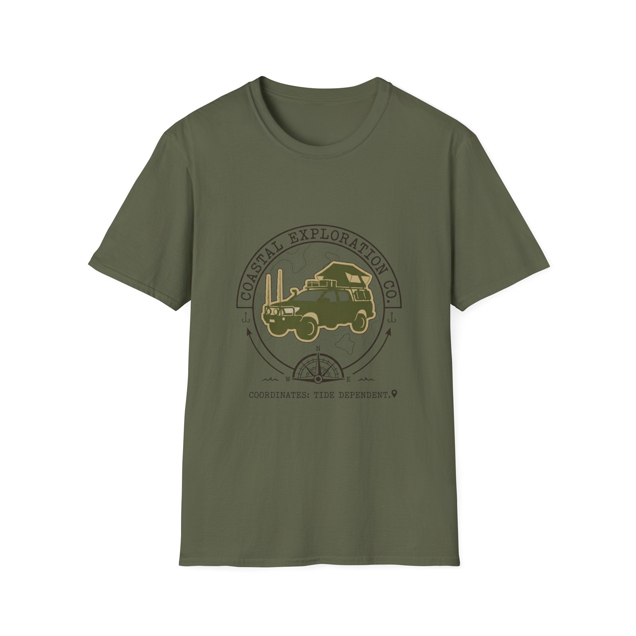 Coastal Exploration Jeep T-Shirt – Adventure Off-Road Graphic Tee