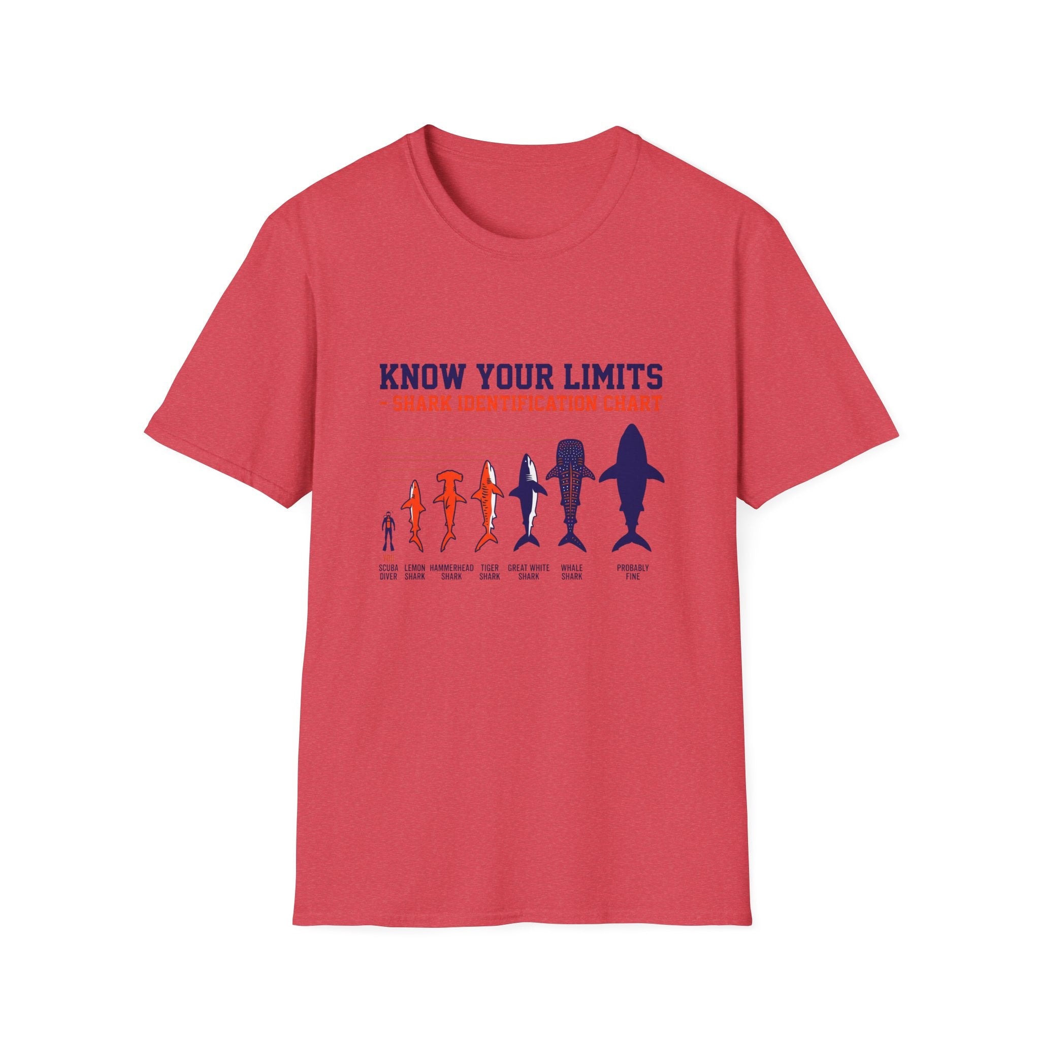 Know Your Limits Shark Identification T-Shirt