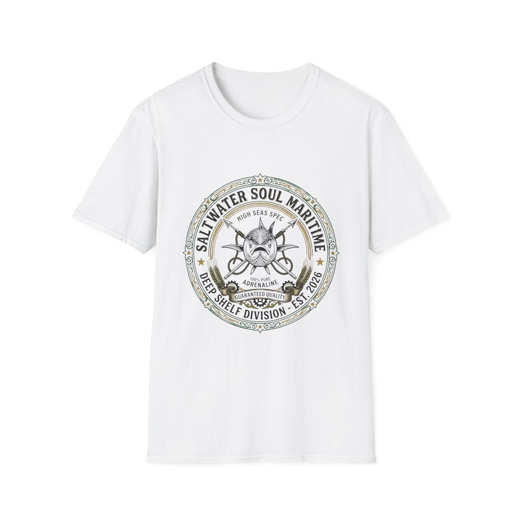 Saltwater Soul Maritime T-Shirt — Vintage Nautical Anchor Graphic