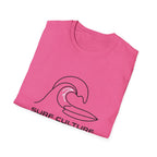 Surf Culture T-Shirt – Minimal Wave Graphic Tee