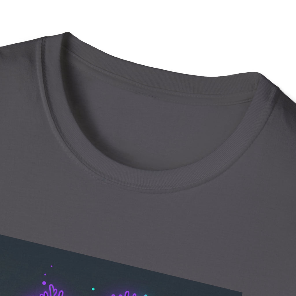 T-shirt Ginkgo clair de lune — Tee-shirt floral Jardin nocturne