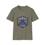 Shoreline Driven Salt & Sand T-Shirt — Coastal 4x4 Beach Adventure Tee