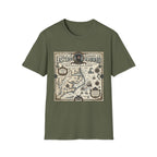 Eastern Seaboard 1718 Vintage Pirate Map T-Shirt