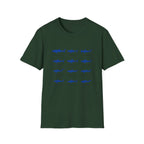 Shark Species Chart T-Shirt – Illustrated Blue Sharks Tee
