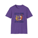 Deep Sea Fishing T-Shirt — "The Most Expensive Way to Get Sunburned" Graphic Tee