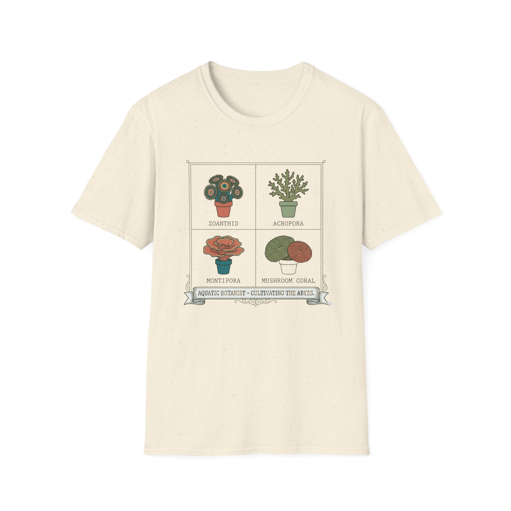 Plant Lover T-Shirt — Botanical Pots Design (Succulent & Cactus)