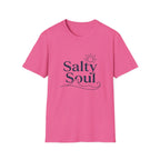 Salty Soul Beach T-Shirt — Nautical Sun & Wave Graphic Tee