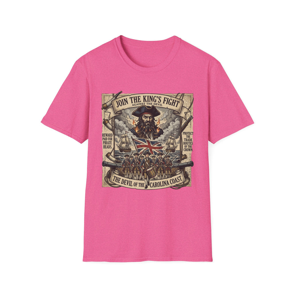 Pirate Propaganda T-Shirt — "Join the King's Fight" Vintage Nautical Design