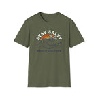 Stay Salty Beach Culture T-Shirt — Retro Wave Surf Graphic Tee