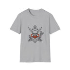 Pirate Skull Anchor T-Shirt — “The Briney Deep” Nautical Crew Tee