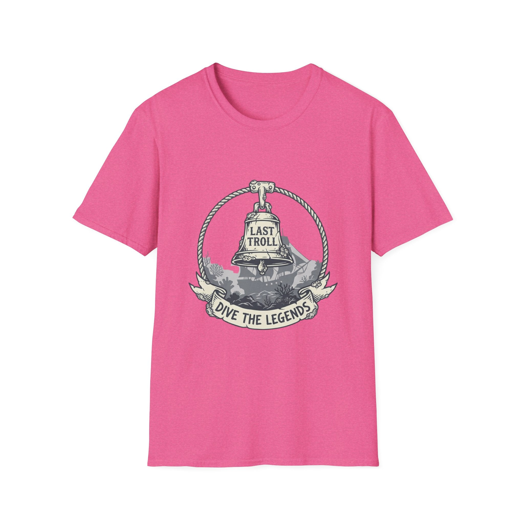 T-Shirt — 'Last Troll' Nautical Dive Badge Tee (Dive the Legends)